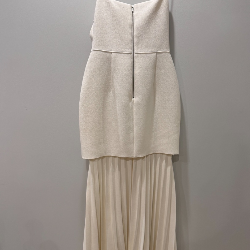Dion Lee crepe strapless pleated dress size 4 - Picture 12 of 13